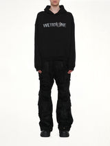 Amber Logo Hoodie in Black