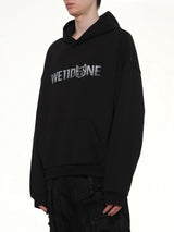 Amber Logo Hoodie in Black