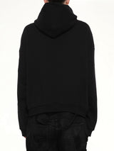 Amber Logo Hoodie in Black