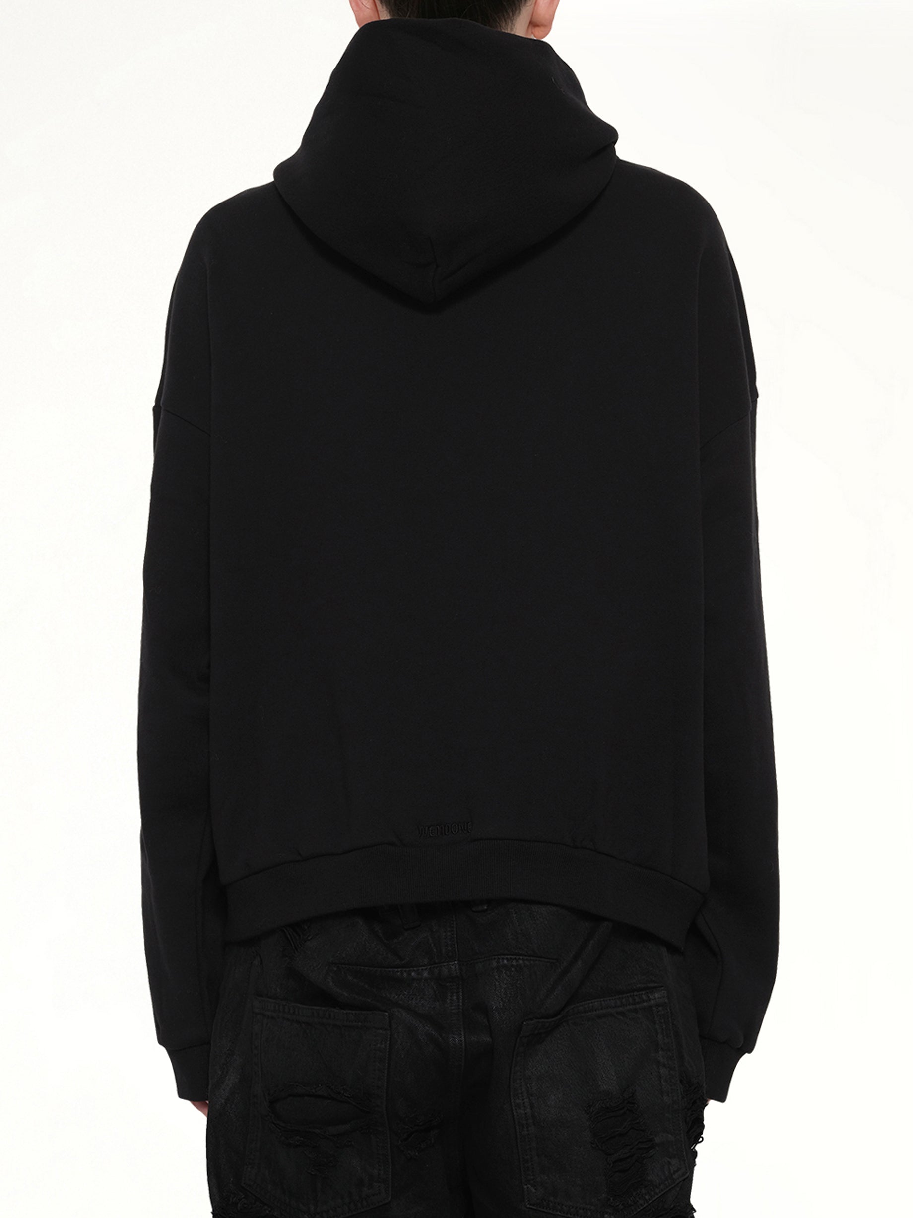 Amber Logo Hoodie in Black