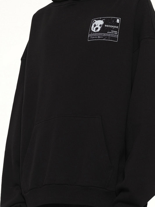 DNA Teddy ID Hoodie in Black