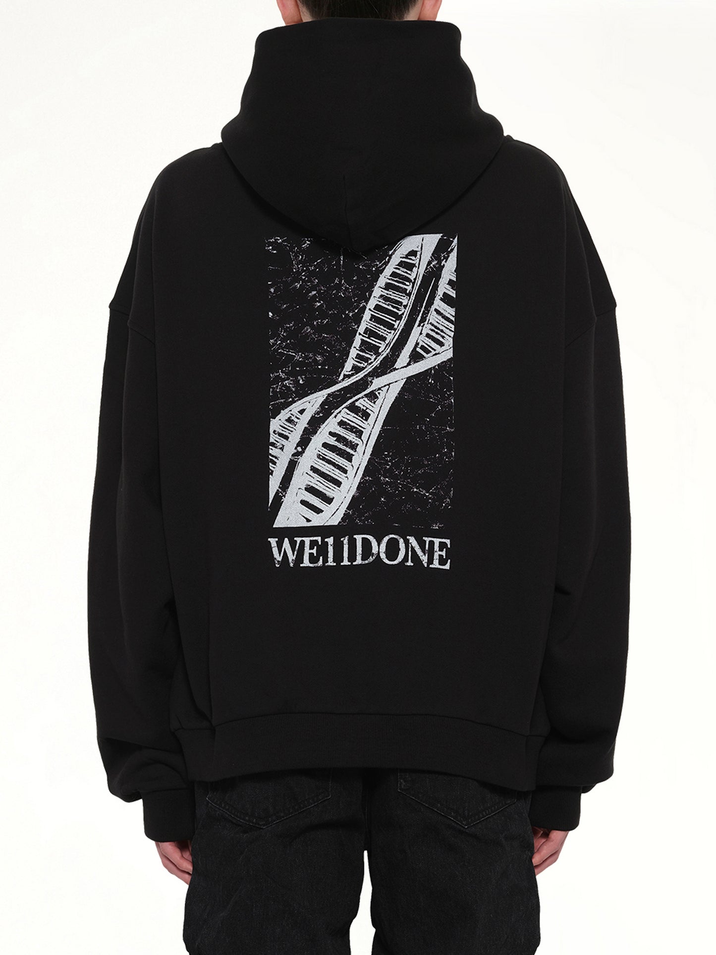 DNA Teddy ID Hoodie in Black