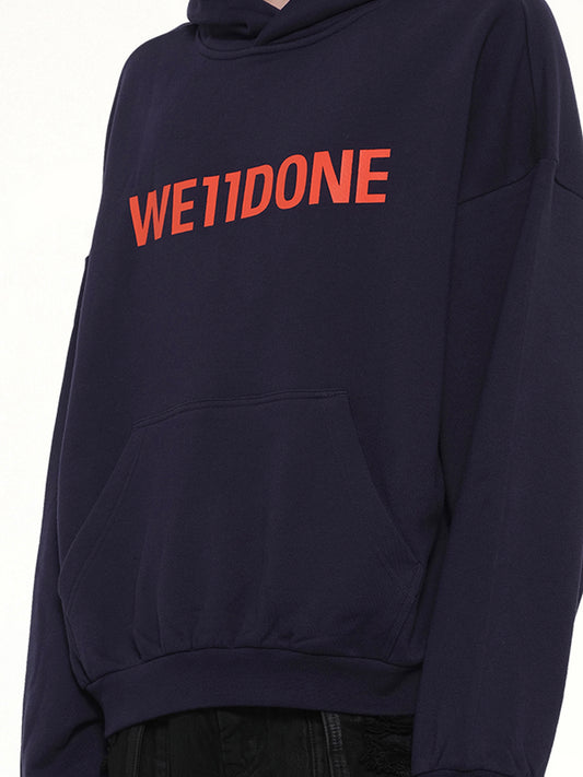 Logo Hoodie in Navy