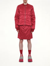 Rick Owens x Moncler Geocamo Flight Jacket in Carnelian