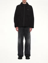 3L Shell Hoodie Jacket in Black