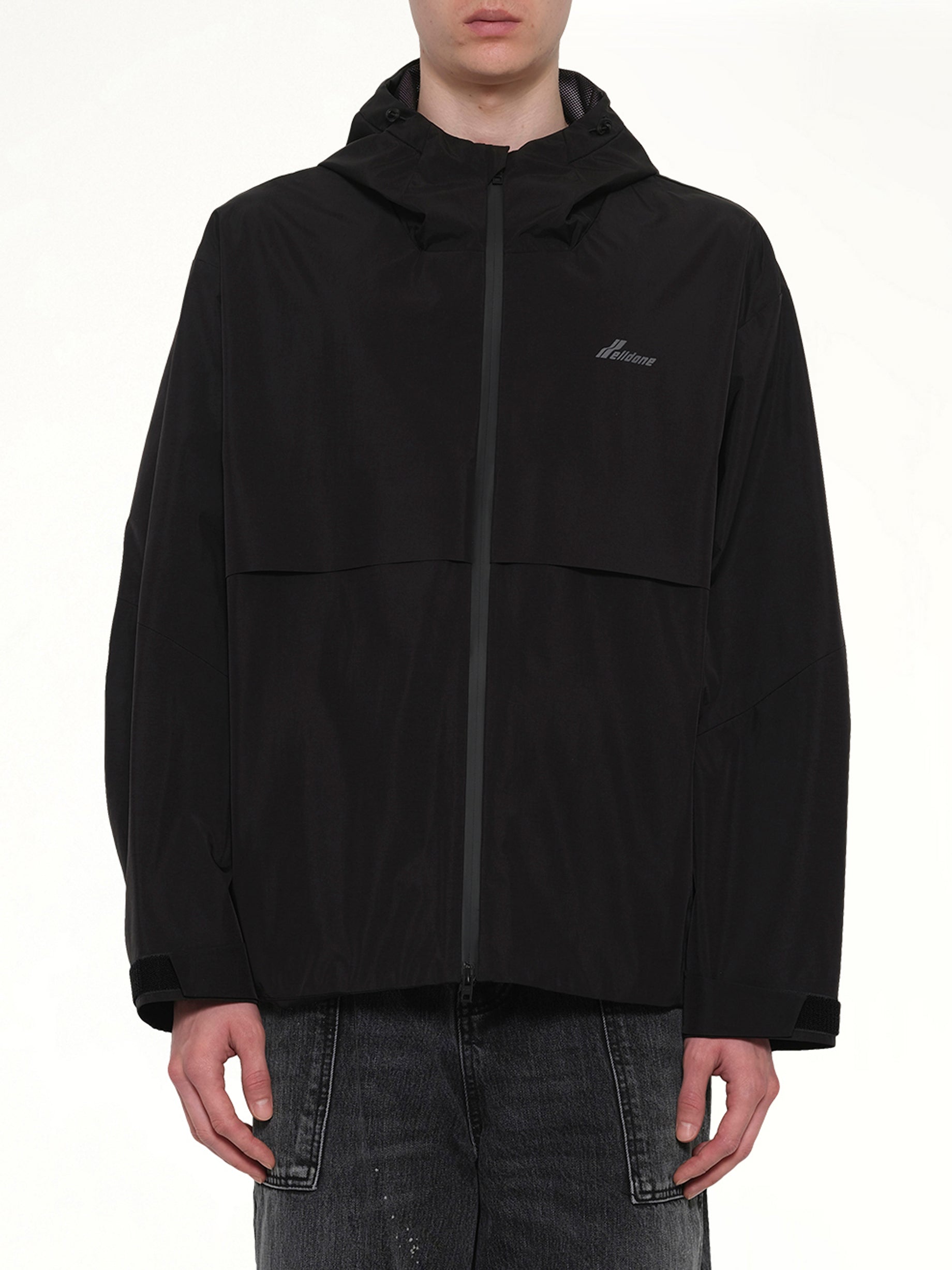 3L Shell Hoodie Jacket in Black