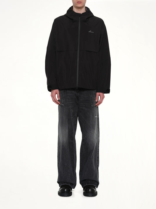 3L Shell Hoodie Jacket in Black