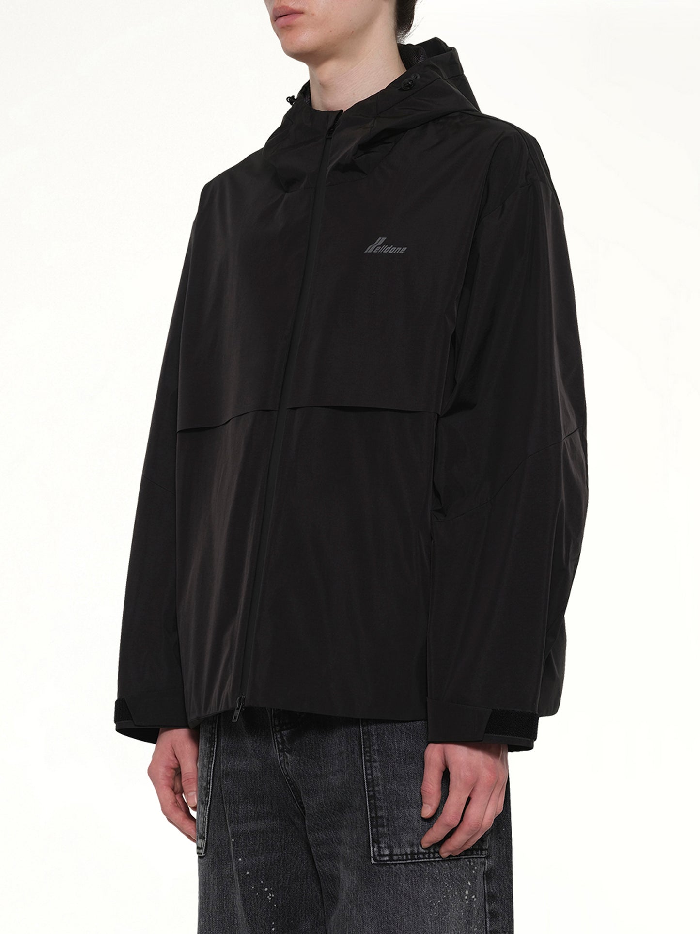 3L Shell Hoodie Jacket in Black