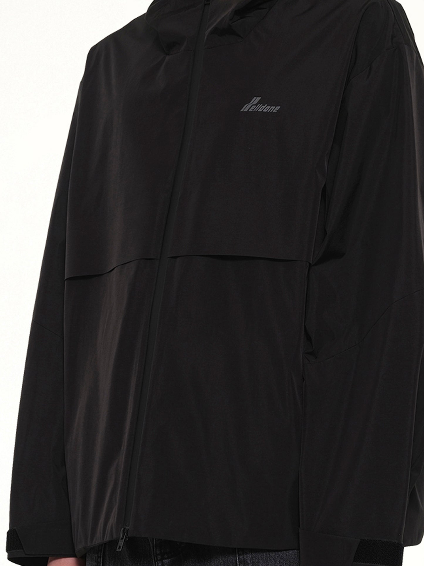 3L Shell Hoodie Jacket in Black