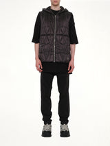 Rick Owens x Moncler Geocamo Ziplock Vest in Black