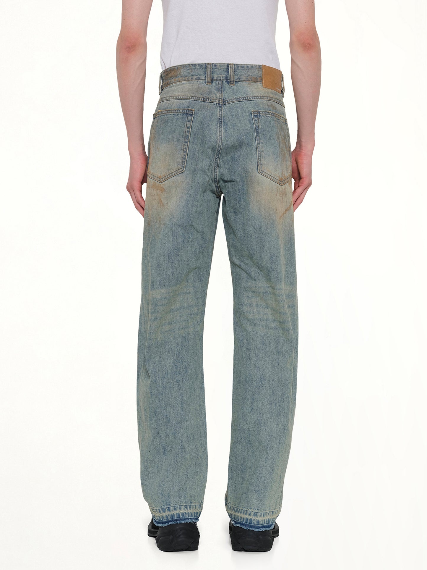 Regular-Fit Denim Pants in Blue