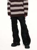 Double-Layer Trousers in Black