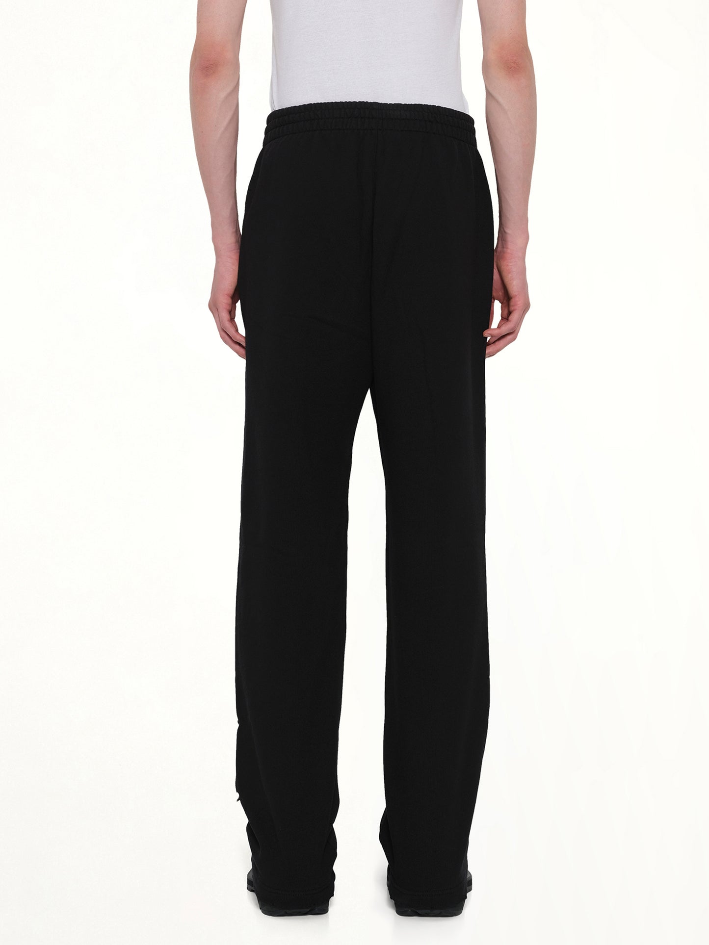 Piercing Detail Sweatpants in Black