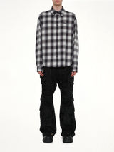 City Cherckered T-Shirt in Black