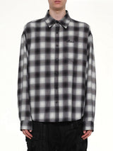 City Cherckered T-Shirt in Black