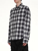 City Cherckered T-Shirt in Black