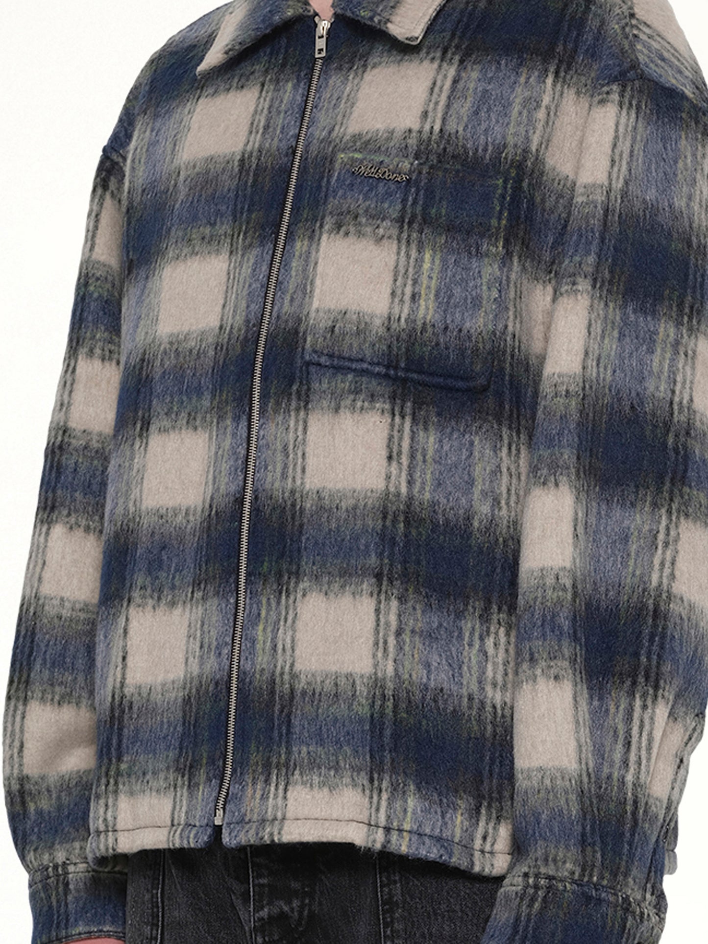 Fleece Lined Check Shirts in Blue