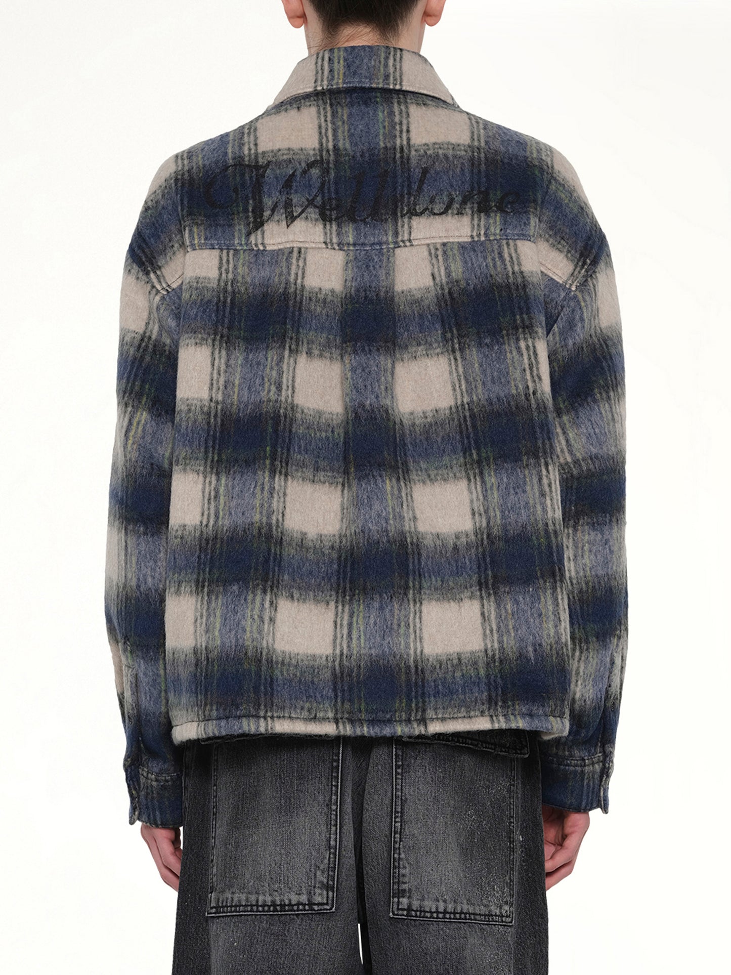 Fleece Lined Check Shirts in Blue