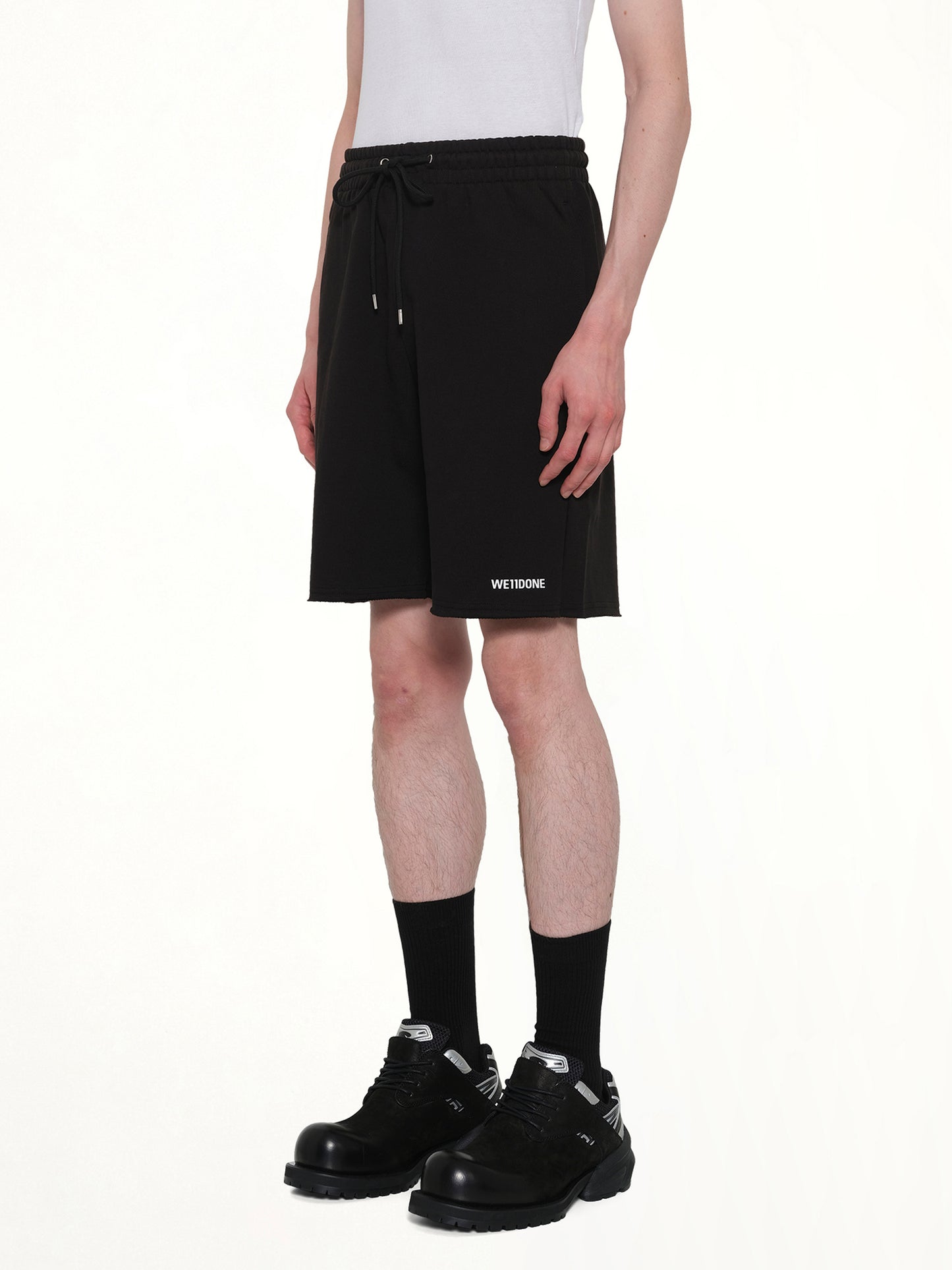Basic Logo Shorts in Black