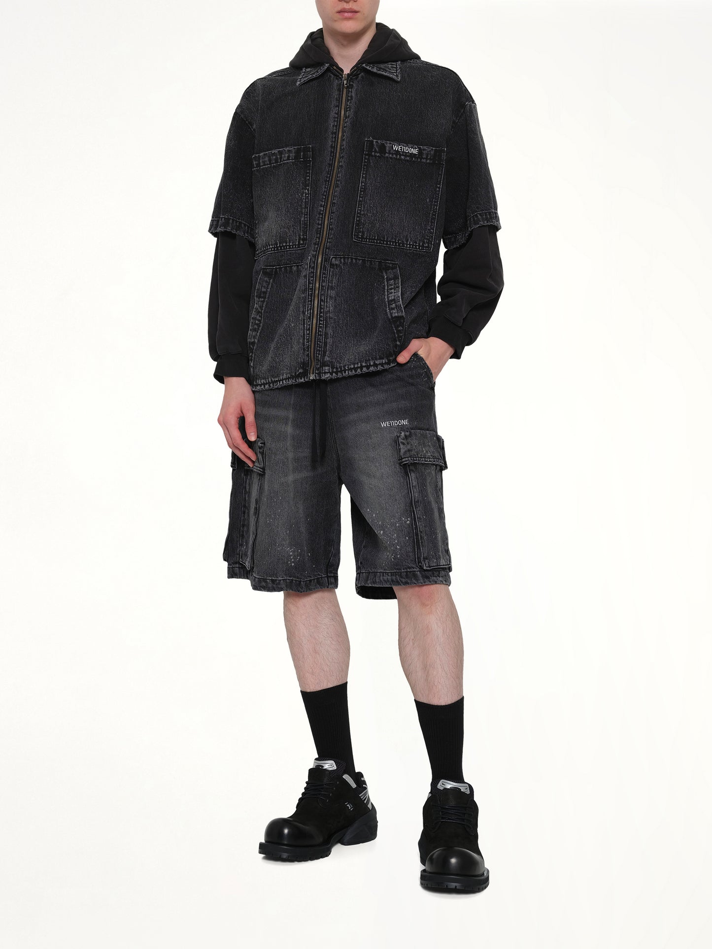 Pocket Shorts in Black