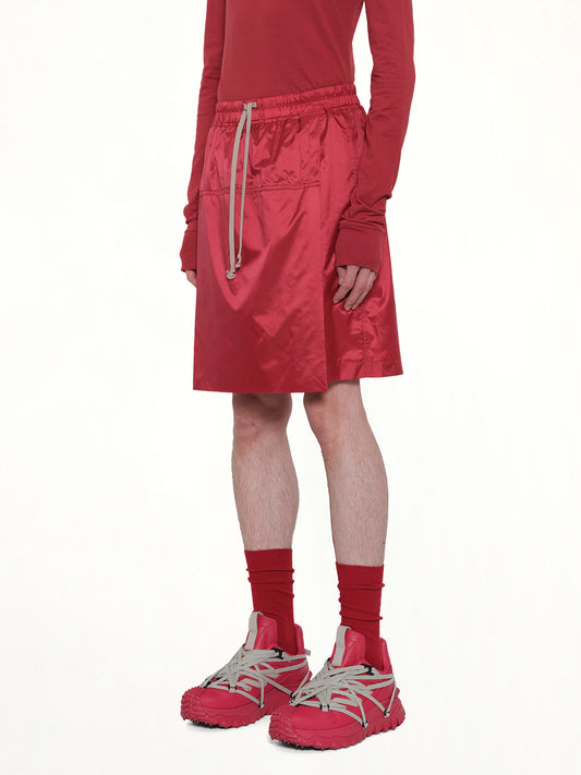 Rick Owens x Moncler Kiltshorts in Carnelian