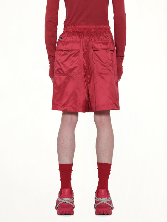 Rick Owens x Moncler Kiltshorts in Carnelian