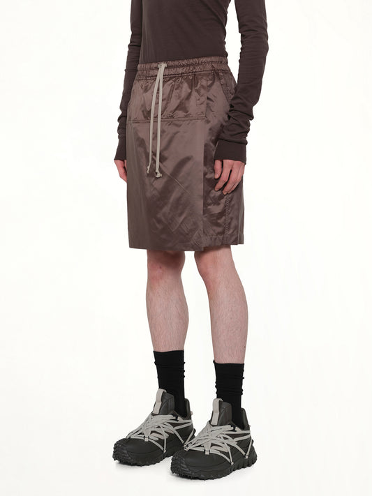 Rick Owens x Moncler Kiltshorts in Dark Dust