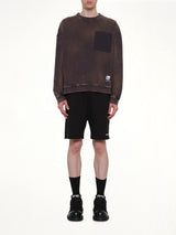 Teddy ID Sweatshirt in Charcoal