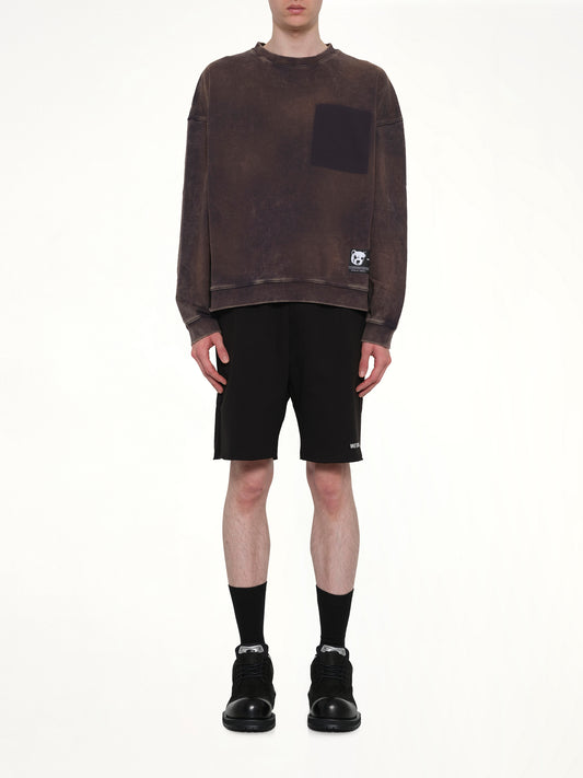 Teddy ID Sweatshirt in Charcoal