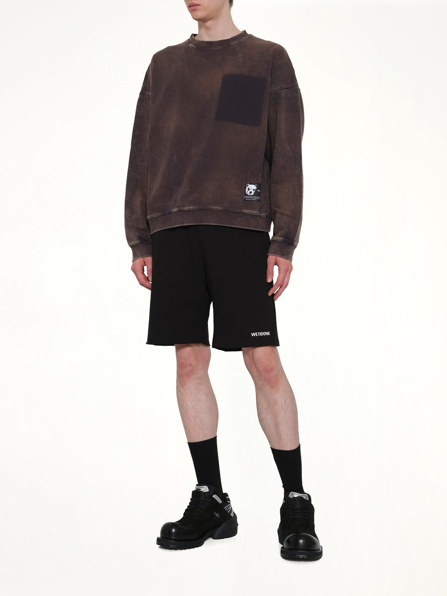 Teddy ID Sweatshirt in Charcoal