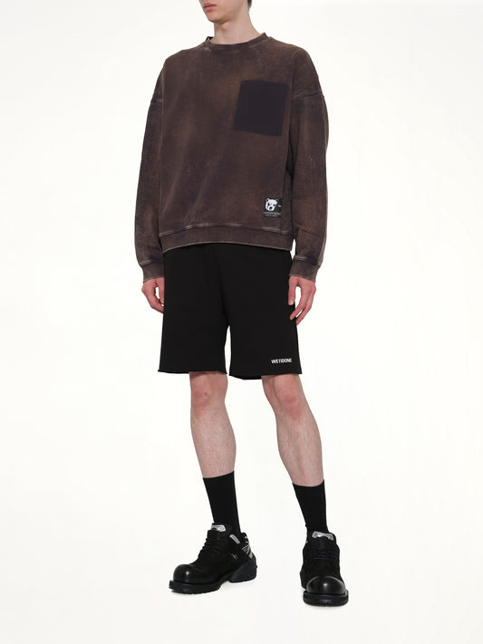 Teddy ID Sweatshirt in Charcoal