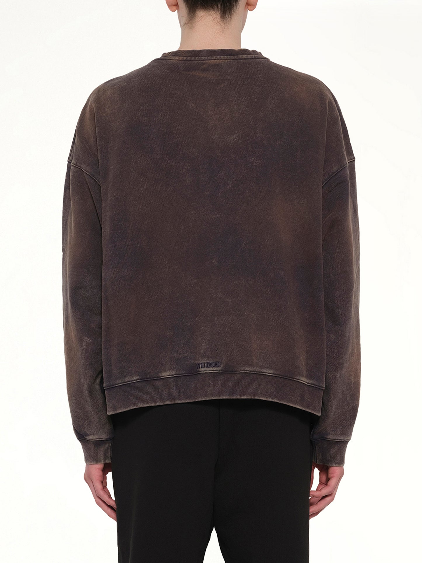 Teddy ID Sweatshirt in Charcoal