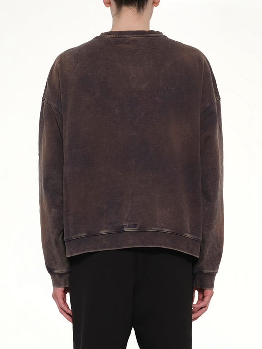 Teddy ID Sweatshirt in Charcoal