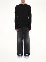 We11Done Triple-Layered T-Shirt in Black
