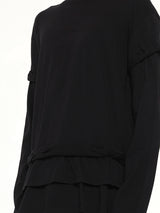 We11Done Triple-Layered T-Shirt in Black