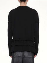 We11Done Triple-Layered T-Shirt in Black
