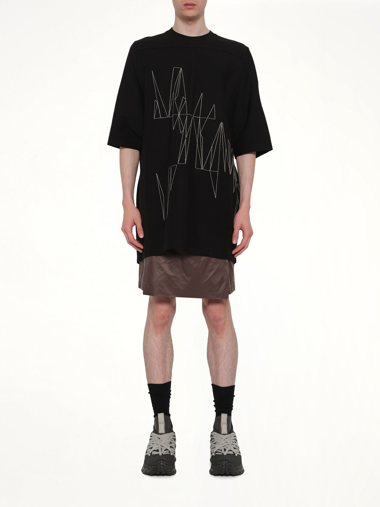 Rick Owens x Moncler Jumbo SS T in Black