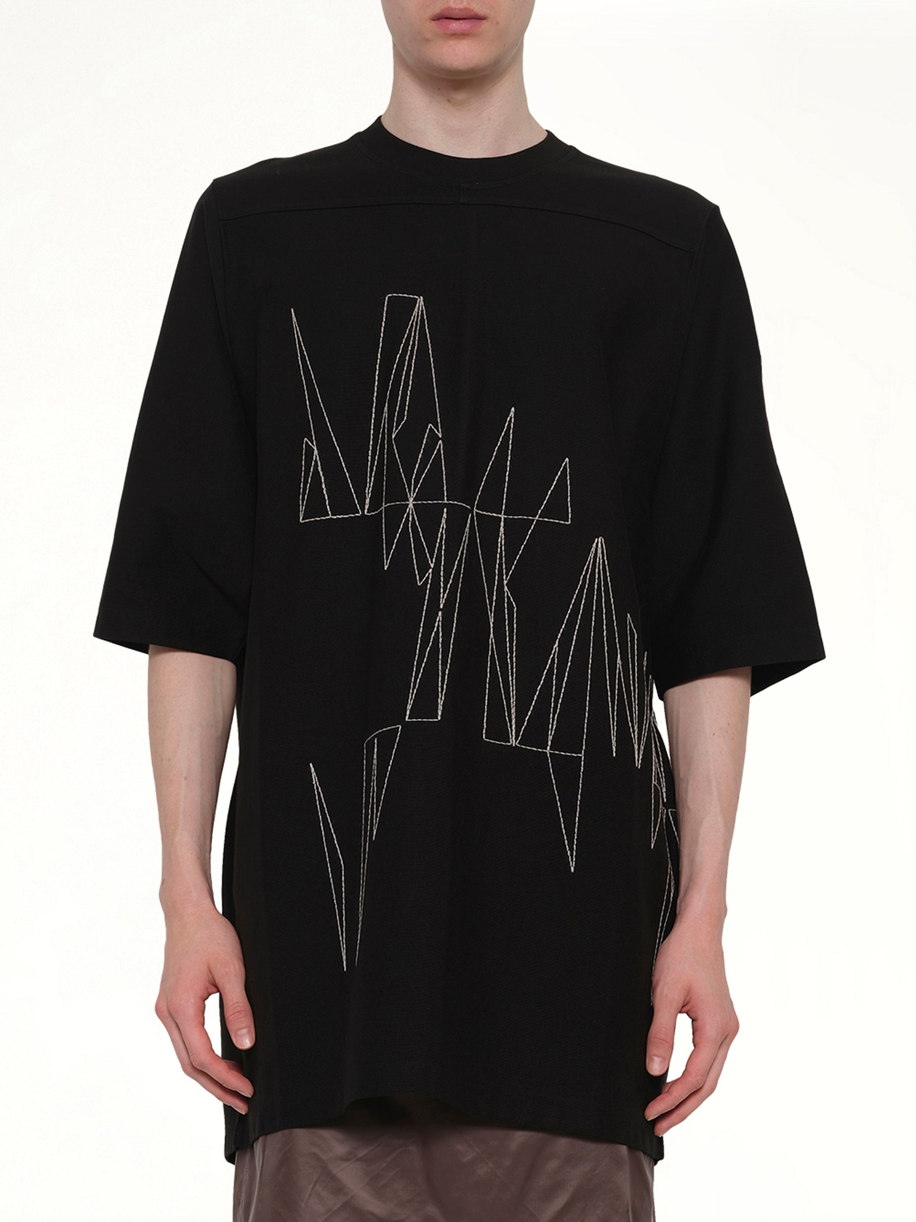 Rick Owens x Moncler Jumbo SS T in Black