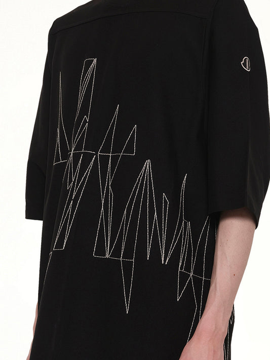 Rick Owens x Moncler Jumbo SS T in Black