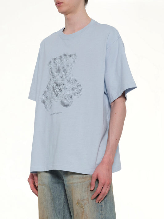 Coding Teddy T-Shirt in Sky