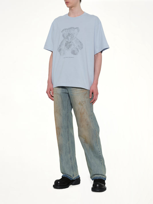 Coding Teddy T-Shirt in Sky