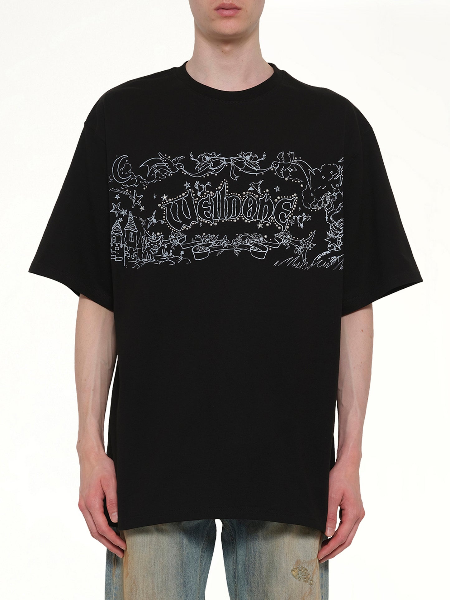 Ending Credit T-Shirt in Black