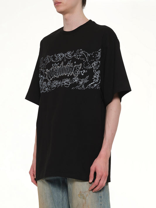 Ending Credit T-Shirt in Black