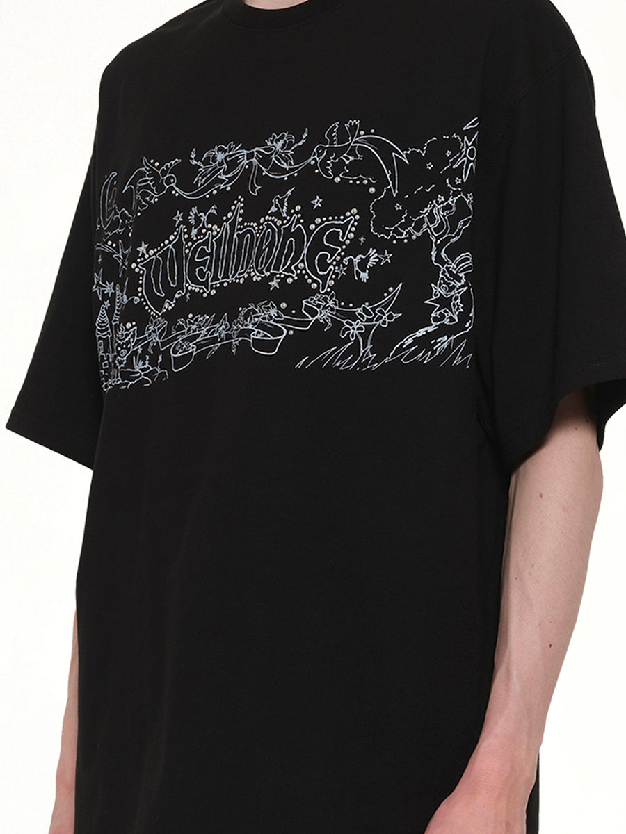 Ending Credit T-Shirt in Black