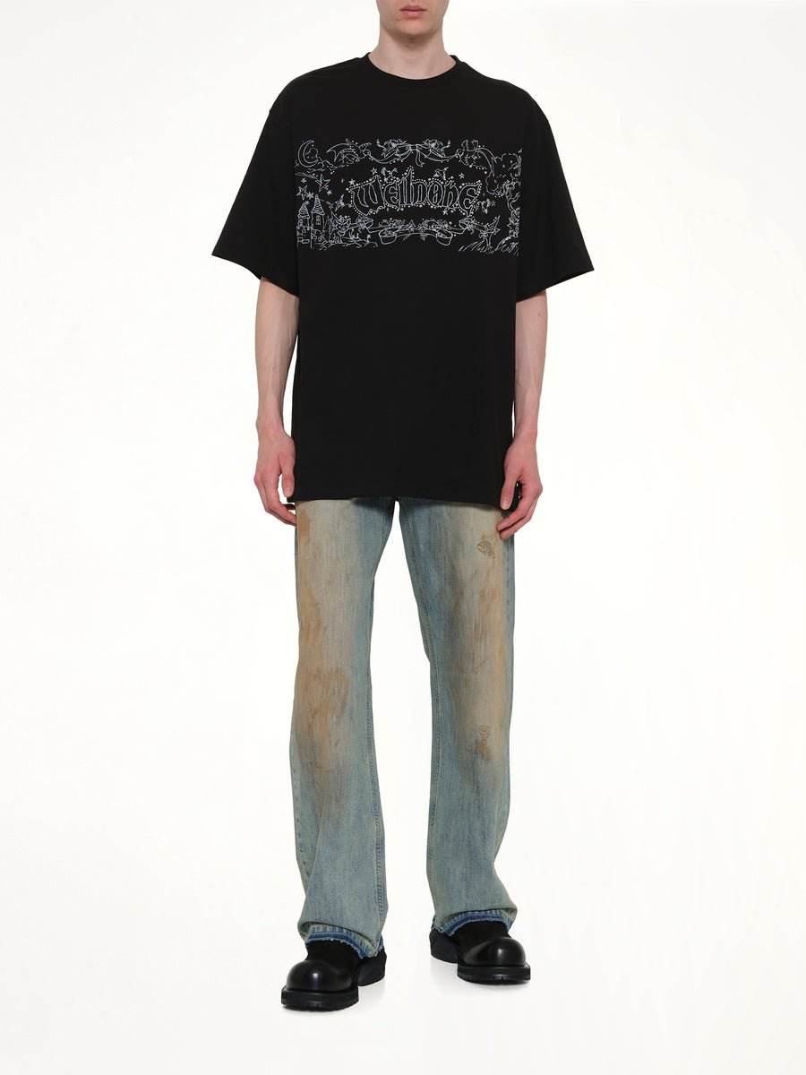 Ending Credit T-Shirt in Black