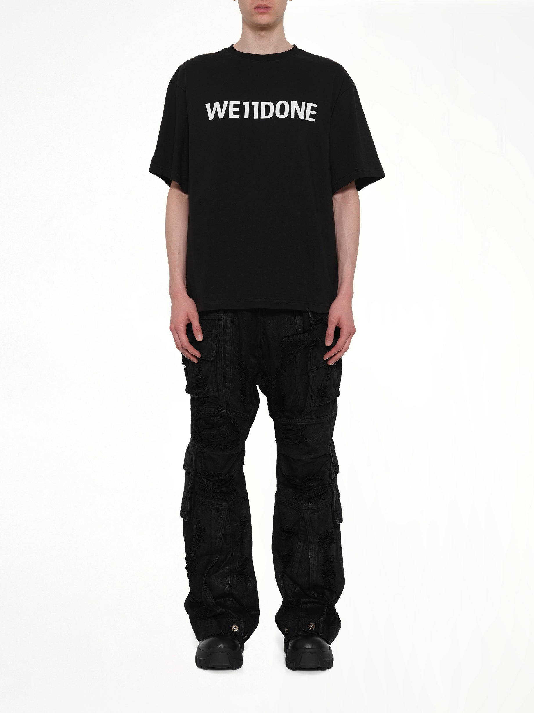 Logo Loose-Fit T-Shirt in Black