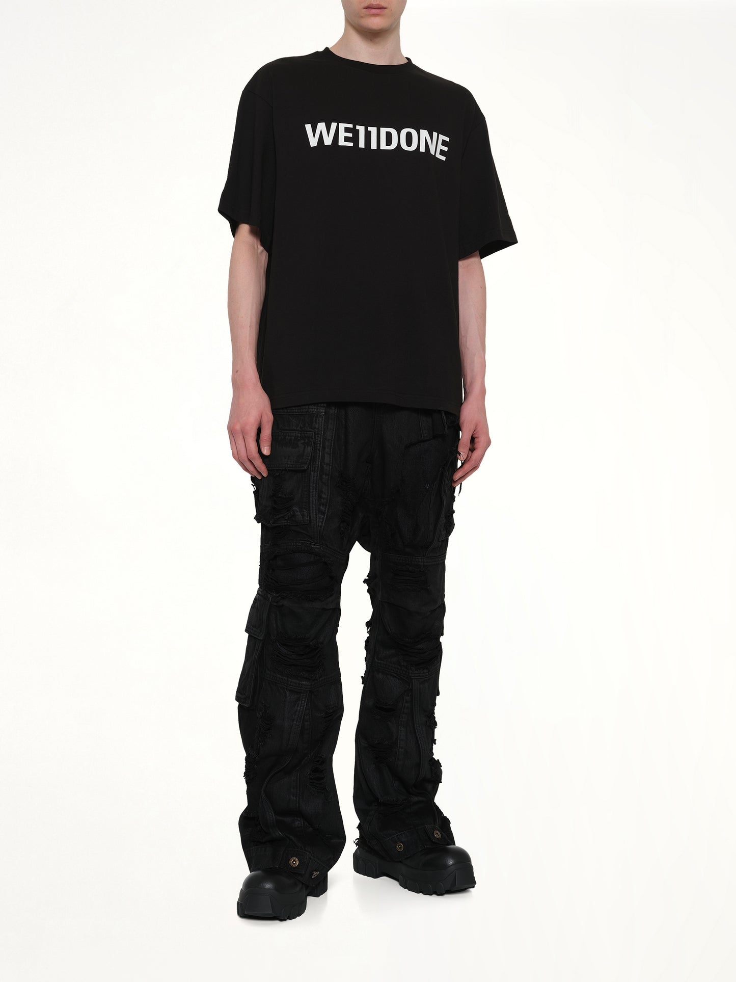 Logo Loose-Fit T-Shirt in Black