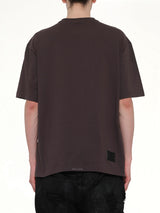 Logo Painted T-Shirt in Charcoal
