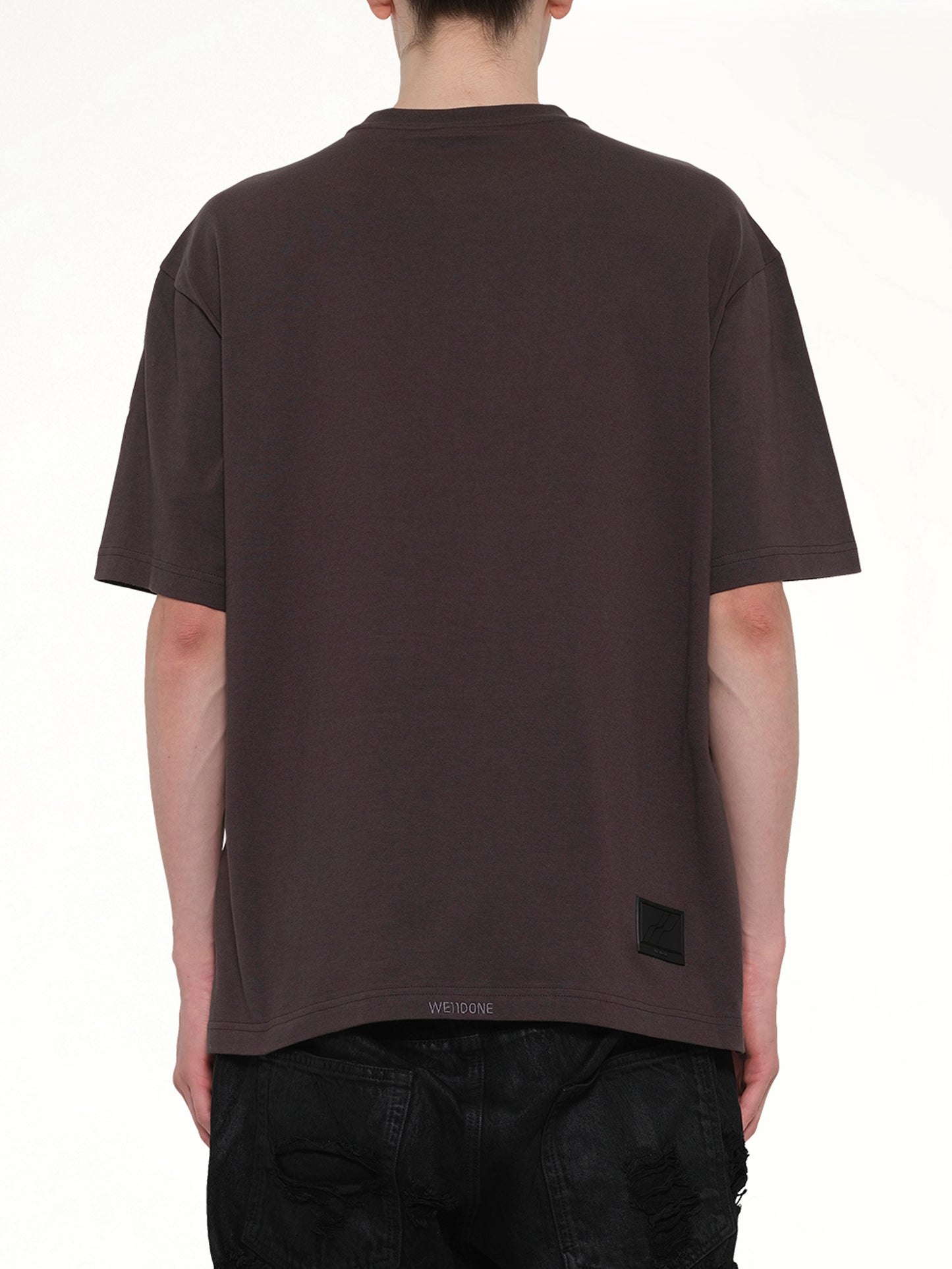 Logo Painted T-Shirt in Charcoal