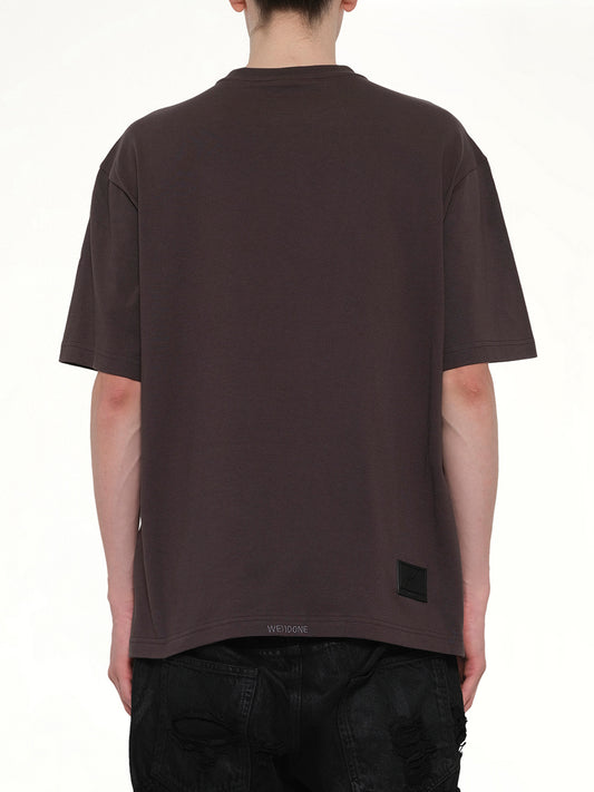 Logo Painted T-Shirt in Charcoal